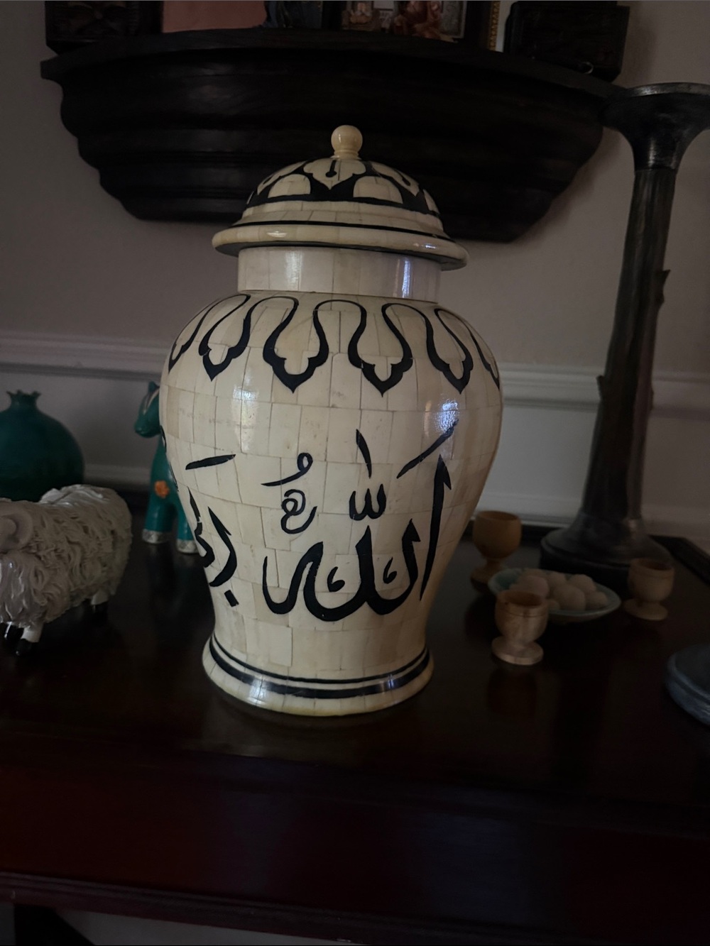 Camel bone jar